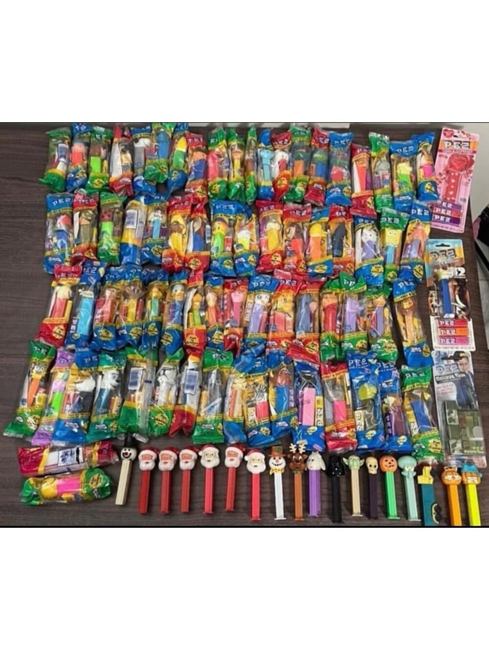 91 MISC PEZ Dispensers - 73 new / 18 used